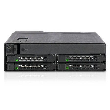 Icy Dock ToughArmor MB604SPO-B 4x 2.5 inch SAS & SATA SSD/HDD & MB604SPO-B